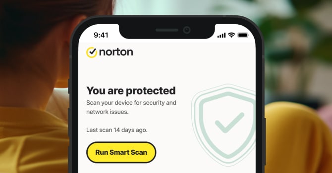 Mobile Security app displayed on two mobile devices